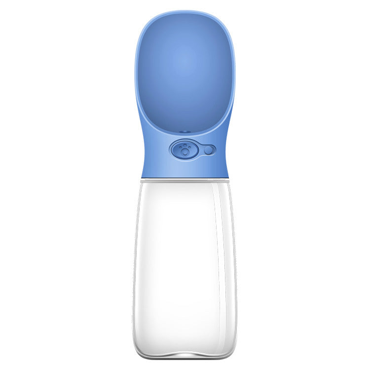 One-Touch Dog Water Bottle - Sea blue / 550ML
