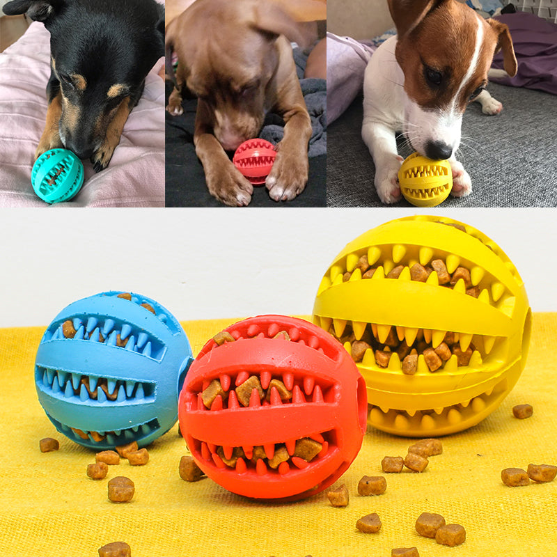 Rubber Treat Ball for Dogs
