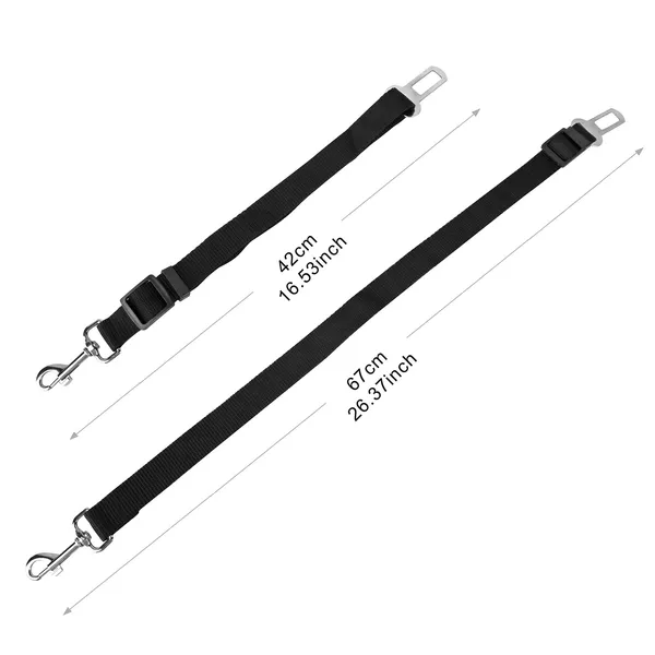 Pet Car Seat Belt Tether 2-Pack