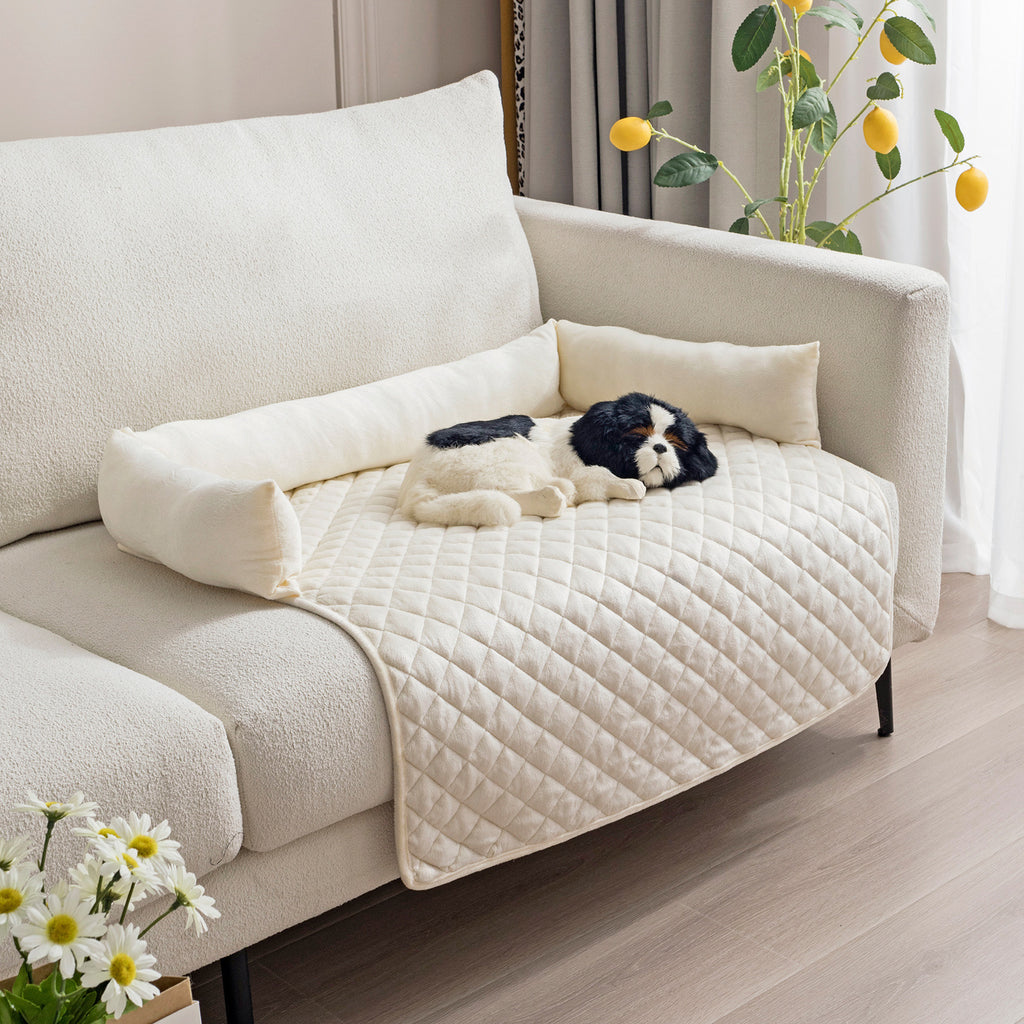 Plush Pet Sofa Cover Bed