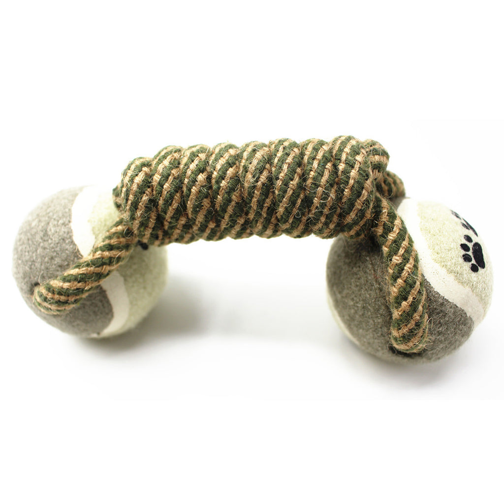 Rope Dumbbell Tug Toy for Dogs
