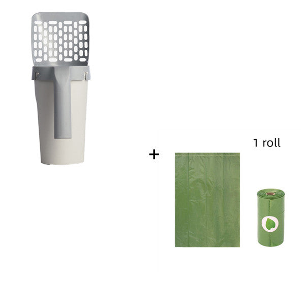 Removable Cat Litter Scoop and Bag Set