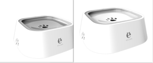 Floating Disc Anti-Splash Water Bowl