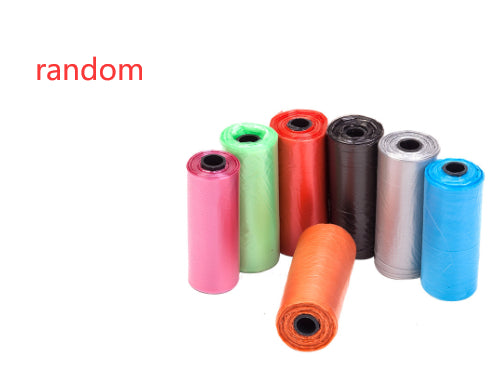 Plastic Dog Poop Bags - Random Color