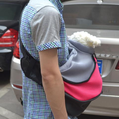 Padded Mesh Pet Sling Bag