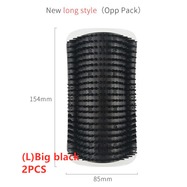 Cat Corner Self-Grooming Brush - Big black 2pcs