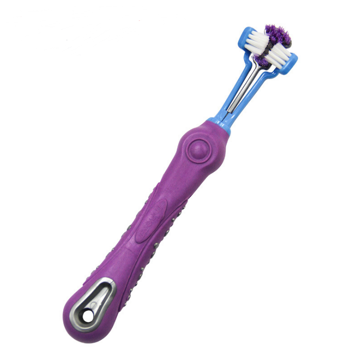 Three-Sided Dog Toothbrush