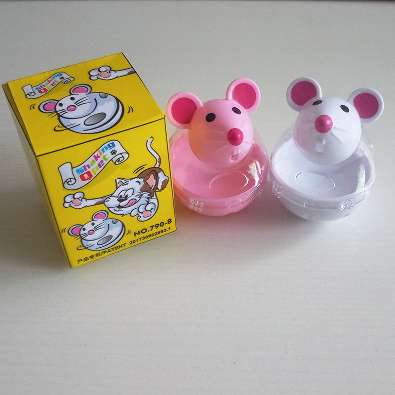 Mouse-Shaped Treat Tumbler for Pets