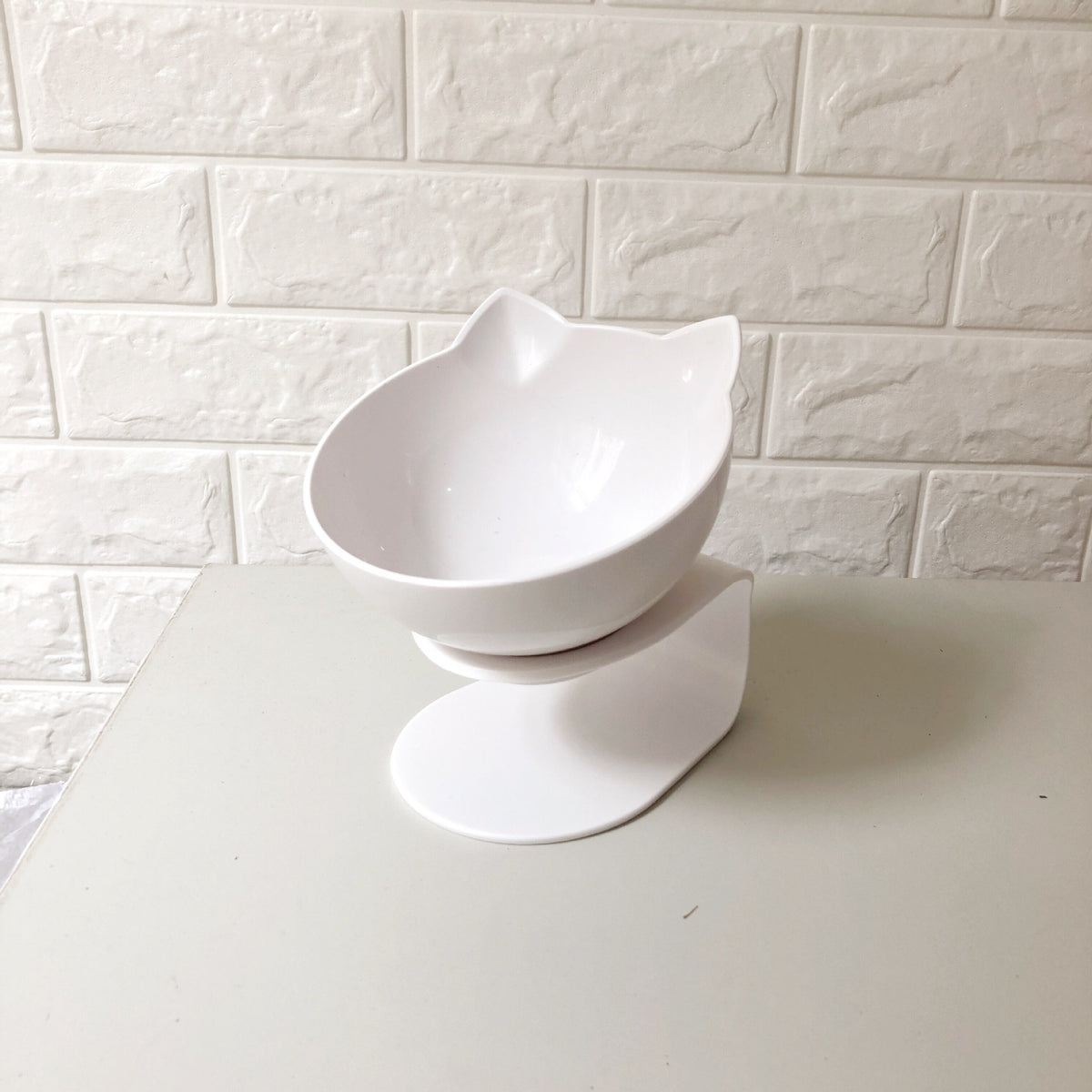 Tilted Cat Ear Pet Bowl - H / Q1pc