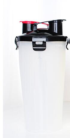 2-in-1 Water Bottle and Food Container - White No bowl 1pc