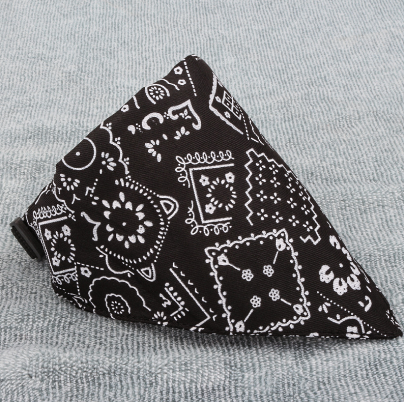 Adjustable Cotton Pet Bandana Collar