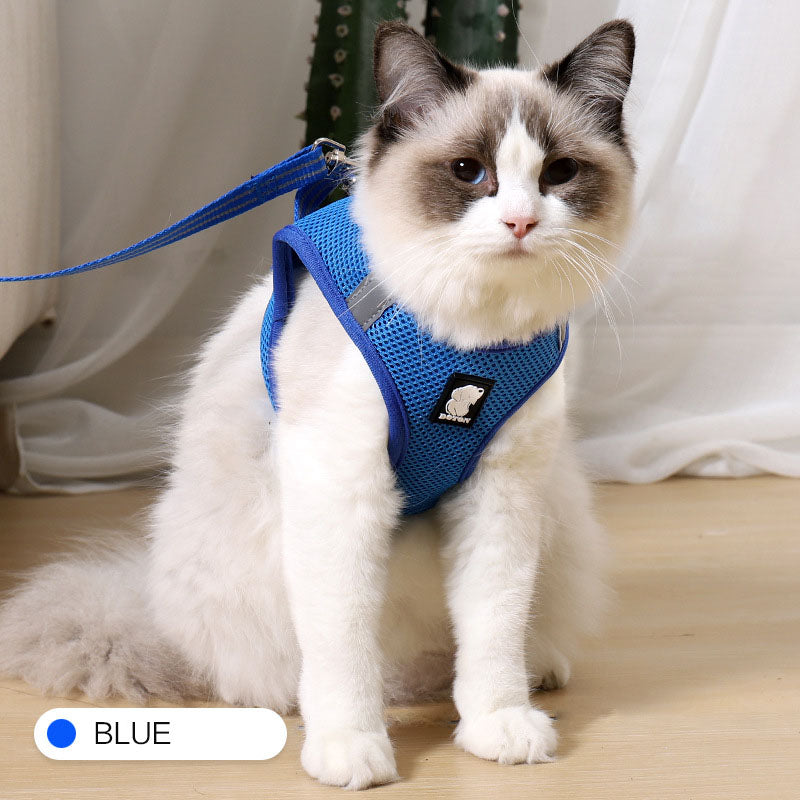 Mesh Cat Walking Harness