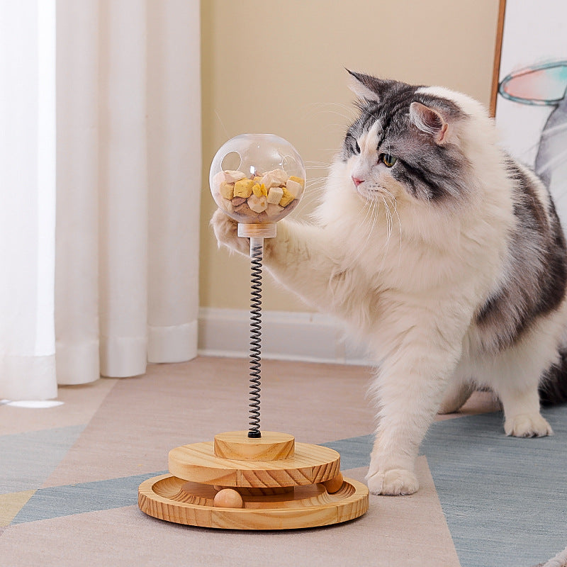 Treat-Dispensing Puzzle Toy for Cats