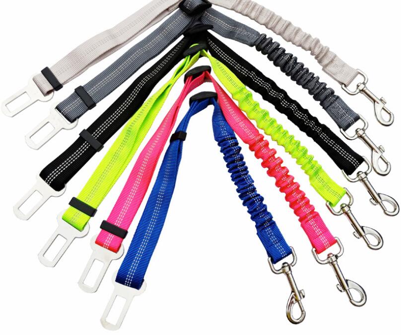 Elastic Dog Car Seat Belt Tether