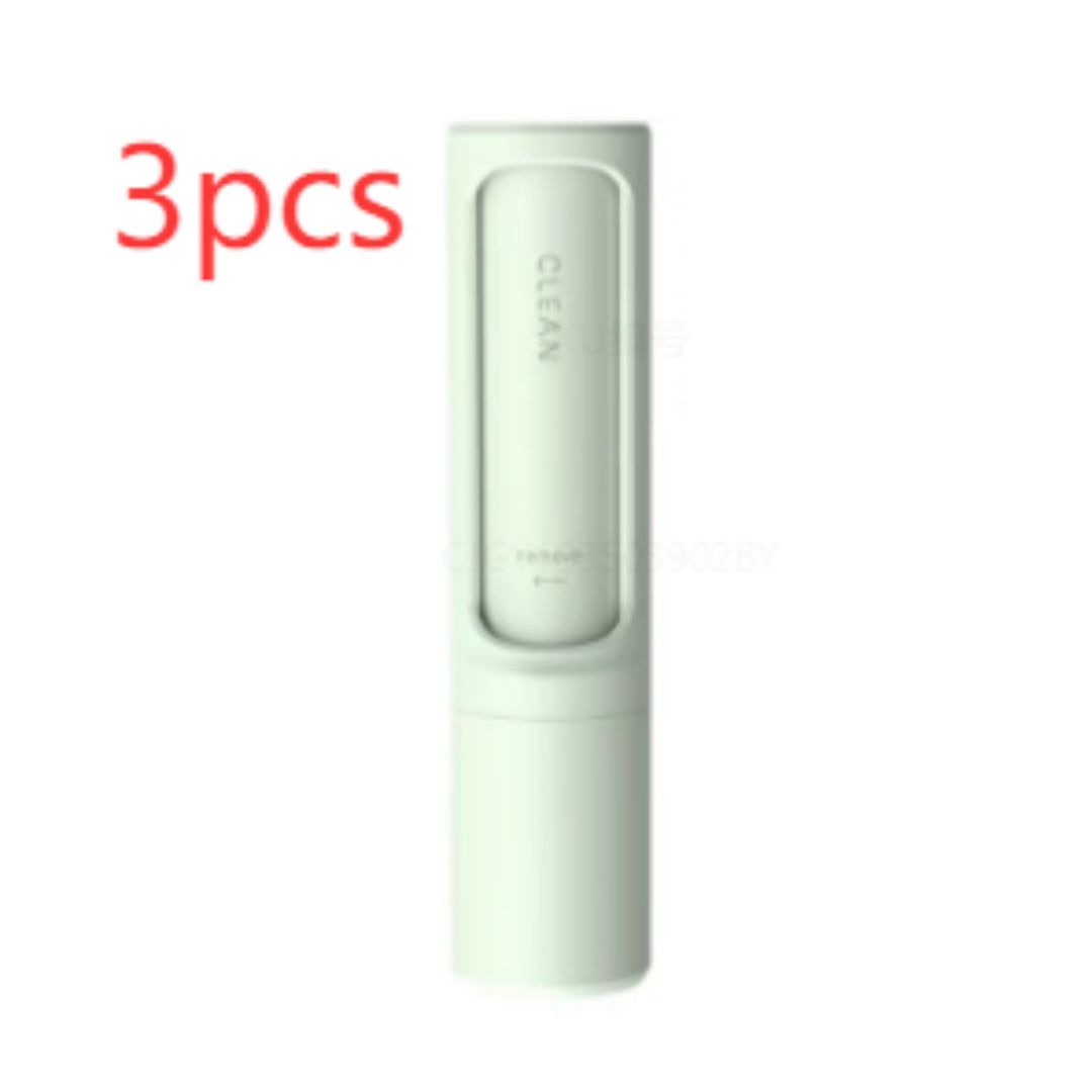 Reusable Pet Hair Remover Brush - Green3pcs