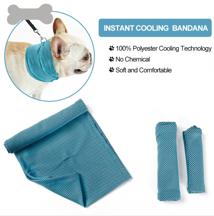 Cool-Feel Dog Bandana Collar