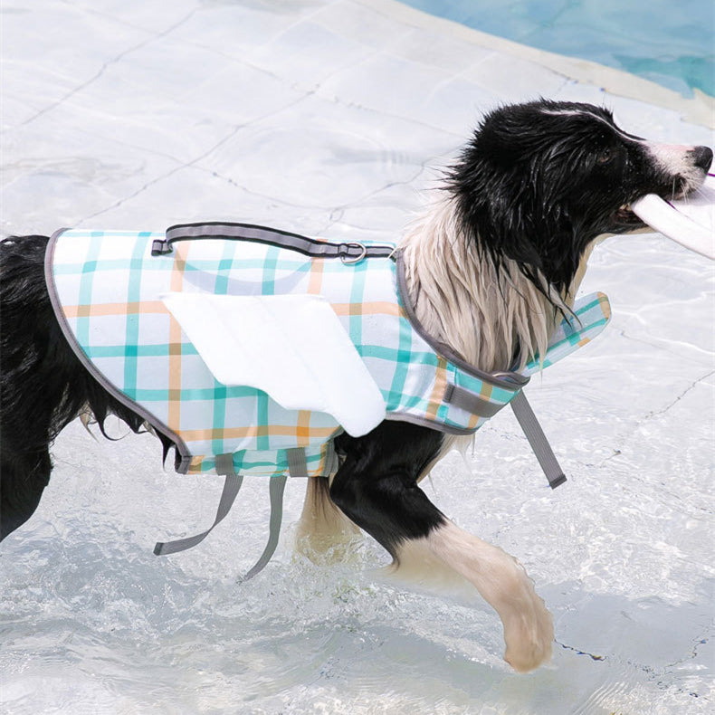 Swan and Dinosaur Dog Life Jacket