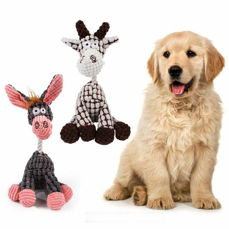 Corduroy Plush Toy for Dogs
