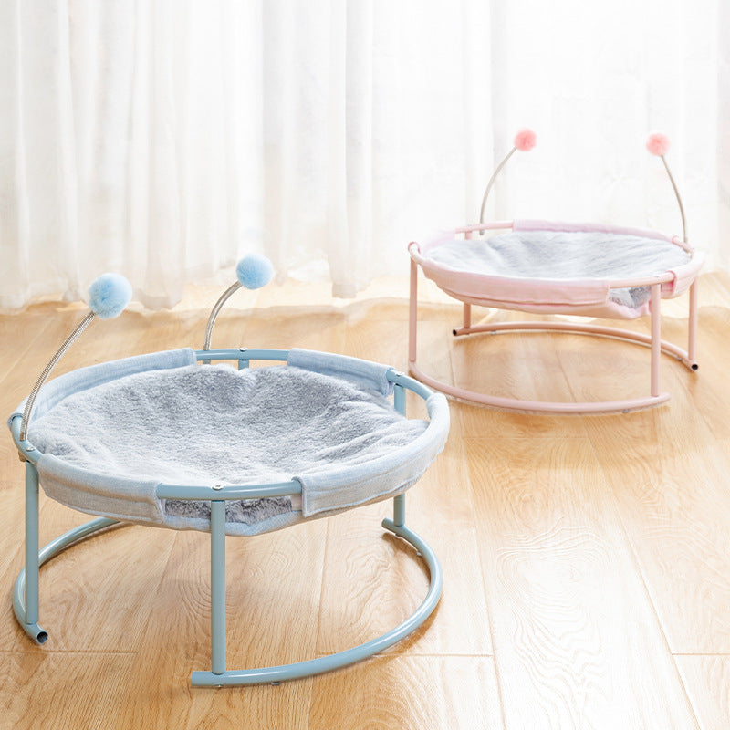Long Plush Cat Hammock Pad