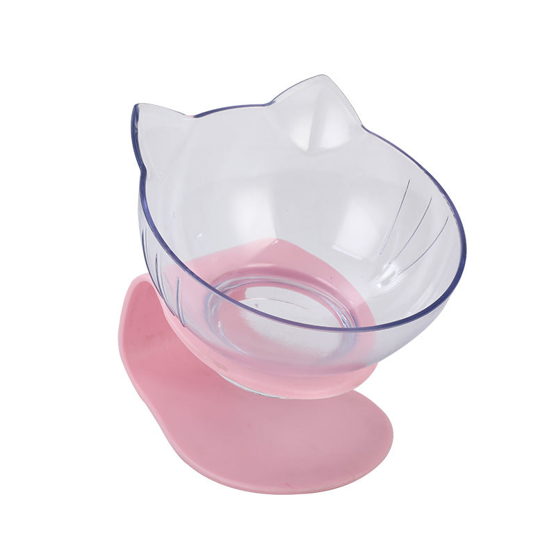 Tilted Cat Ear Pet Bowl