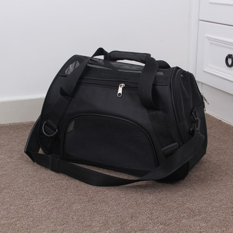Portable Mesh Pet Carrier Bag