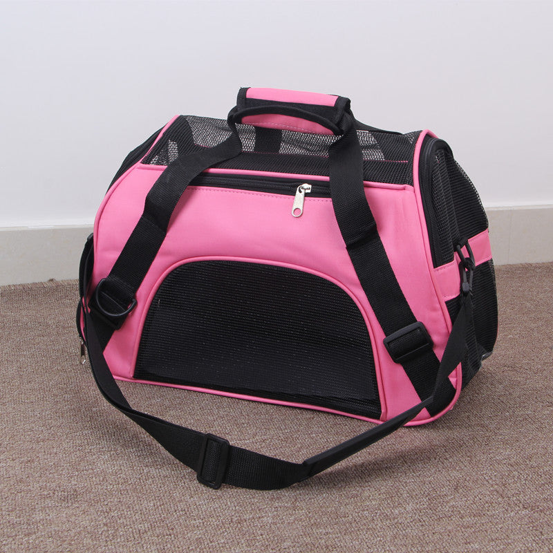 Portable Mesh Pet Carrier Bag