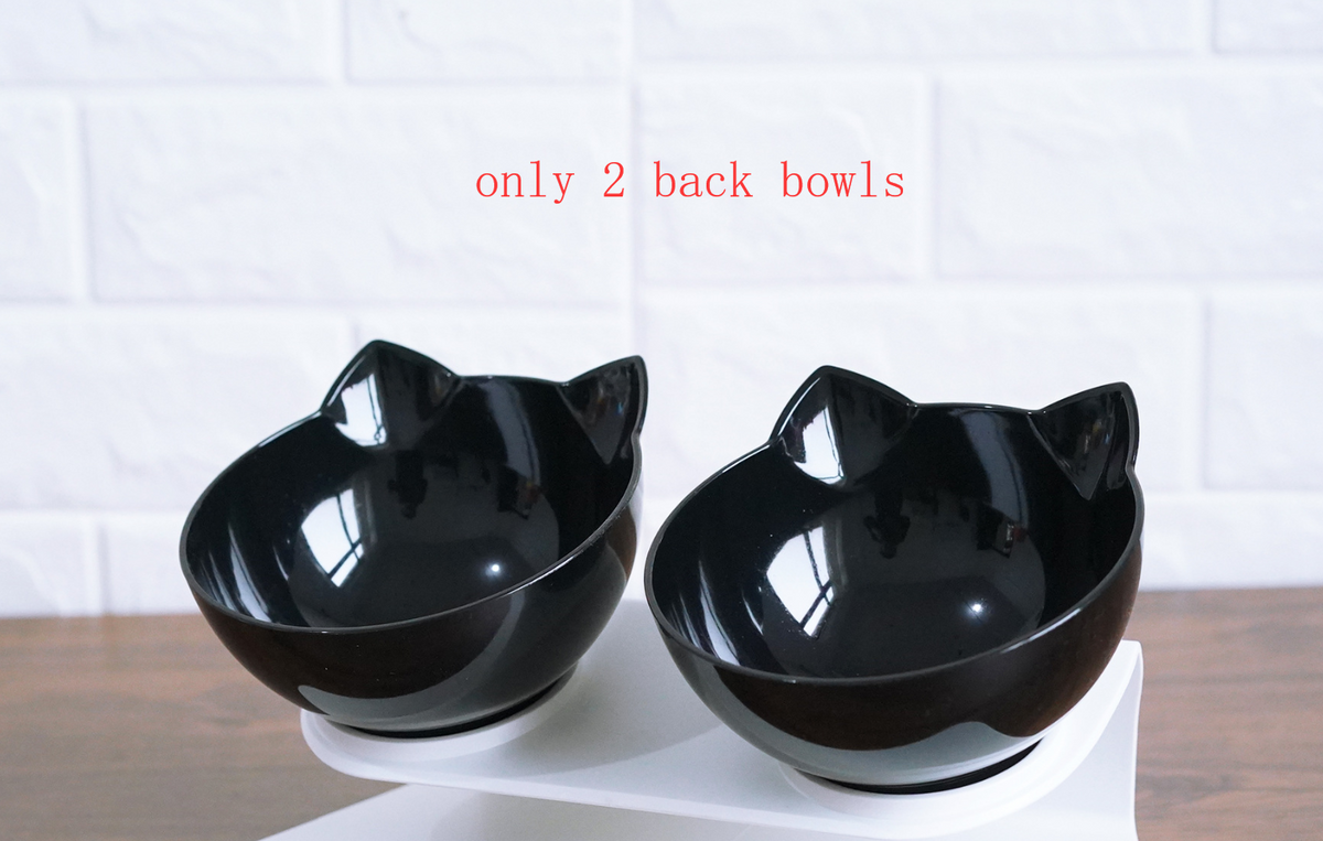 Tilted Cat Ear Pet Bowl