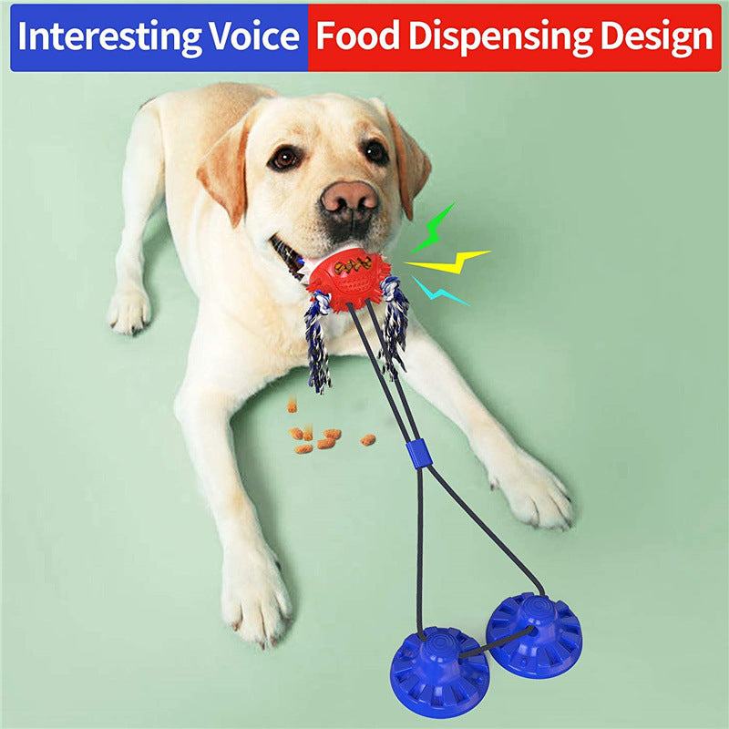 Suction Cup TPR Chew Toy for Dogs