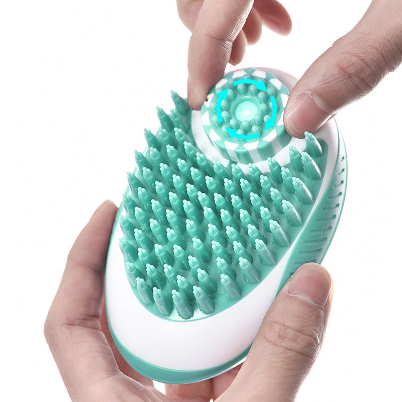 Shampoo Dispensing Pet Bath Brush