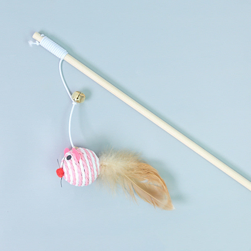 Feather and Bell Toy for Cats