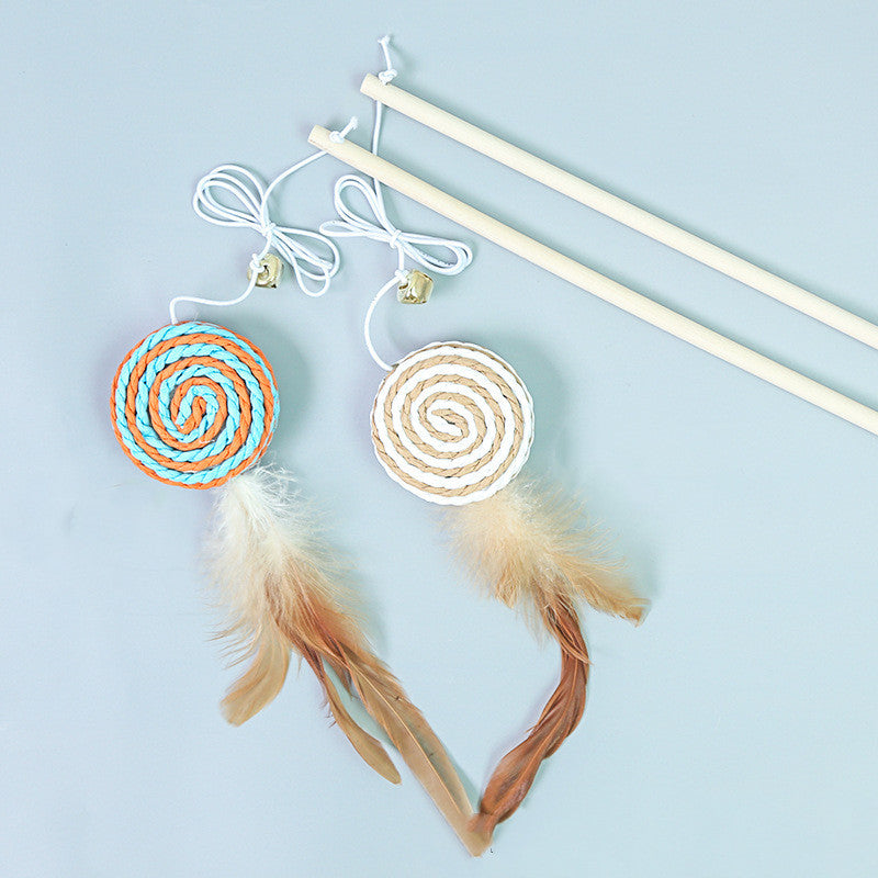 Feather and Bell Toy for Cats
