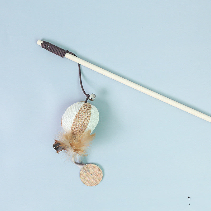Feather and Bell Toy for Cats