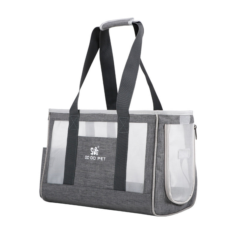 Oxford Mesh Pet Carrier Backpack