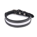 Reflective PU Pet Collar With Bell