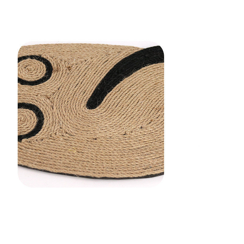 Mouse-Shaped Sisal Scratching Pad