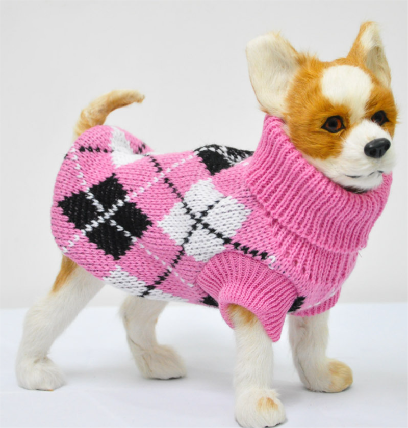 Acrylic Knit Sweater for Small Dogs