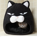 Plush Enclosed Pet House Bed