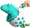 Dino Egg Chew Toy with Rope - Blue