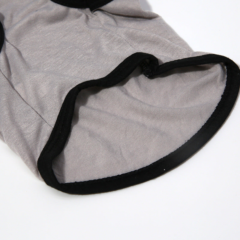 Casual Gray Pet Vest