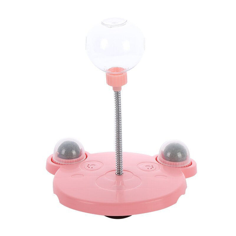 Suction Cup Treat Tumbler for Cats - Pink / Combination paragraph
