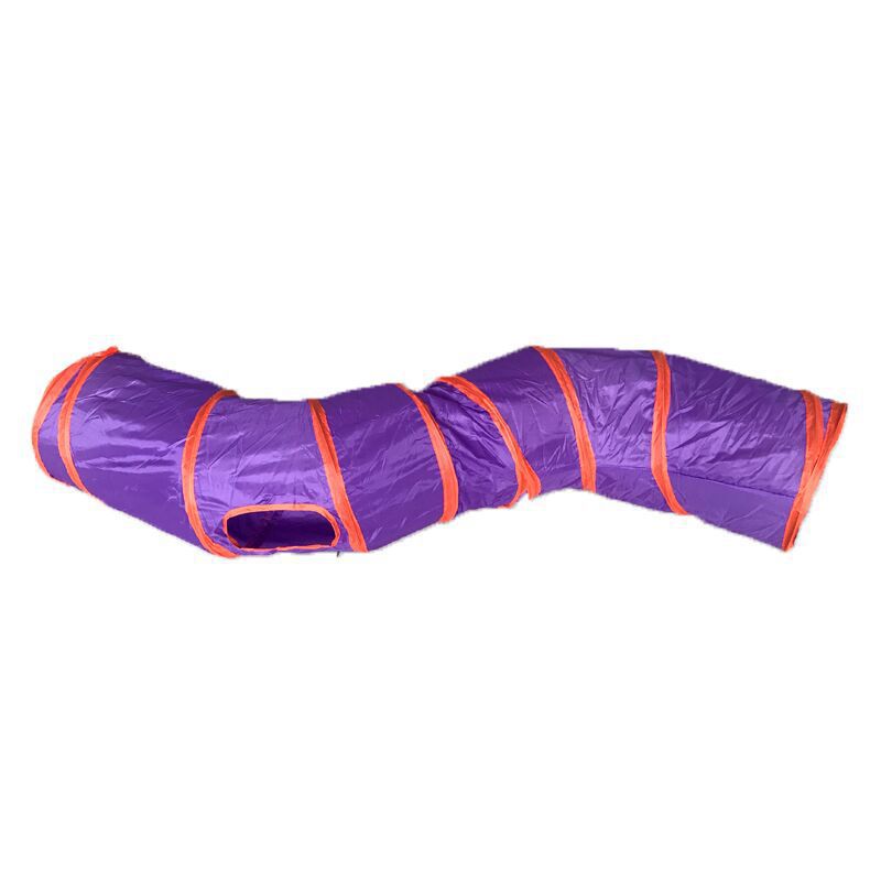 Canvas S-Shaped Cat Tunnel