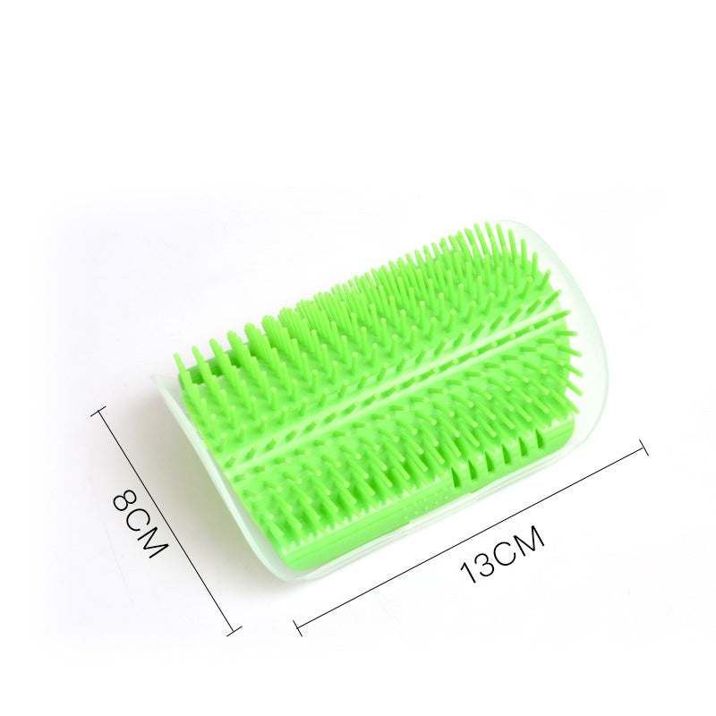 Cat Corner Self-Grooming Brush - Green2