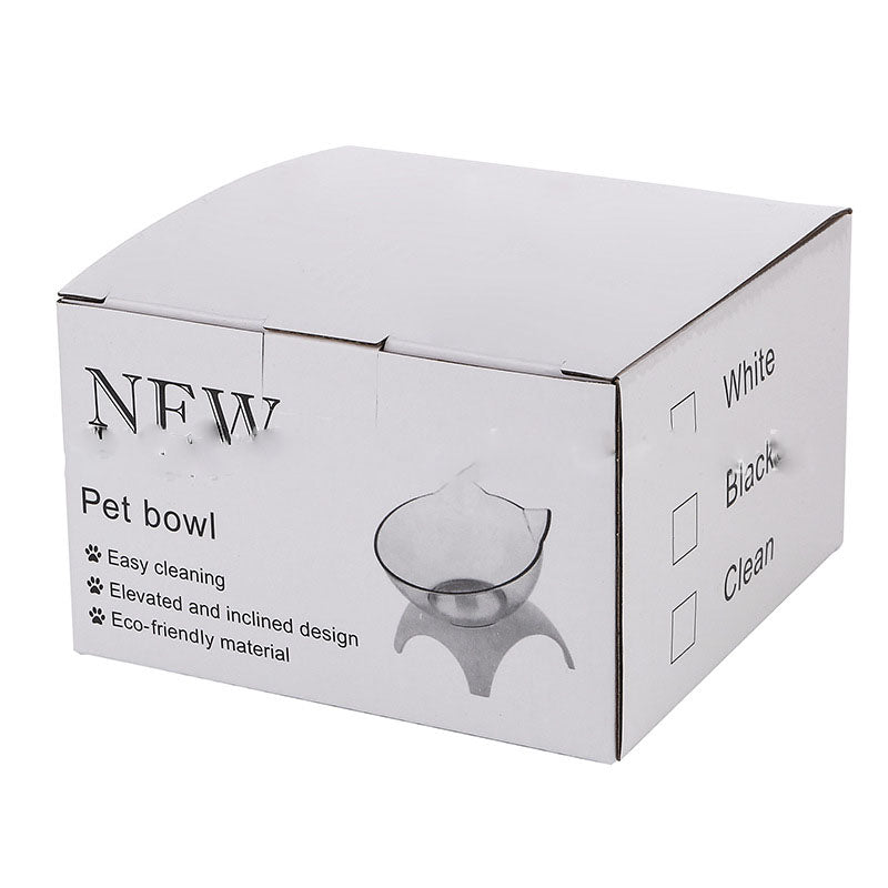 Elevated Tilted Cat Bowl Stand - 4foot single bowl box