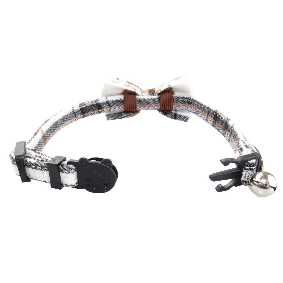 Plaid Cat Collar with Bow Tie or Bandana