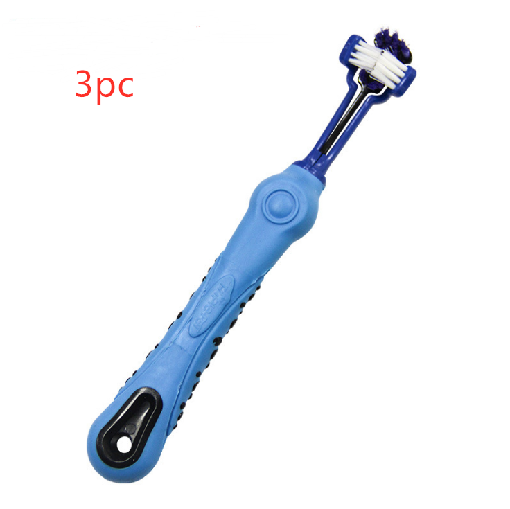 Three-Sided Dog Toothbrush