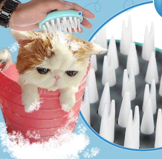 Silicone Dog Bath Massage Brush