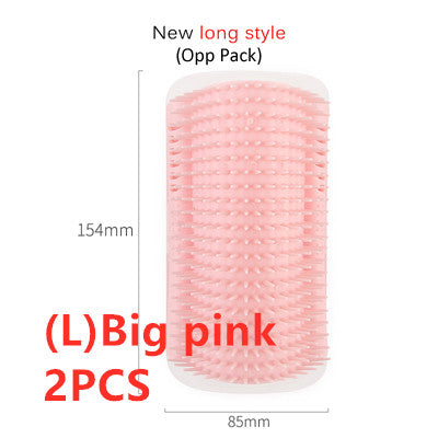 Cat Corner Self-Grooming Brush - Big pink 2pcs