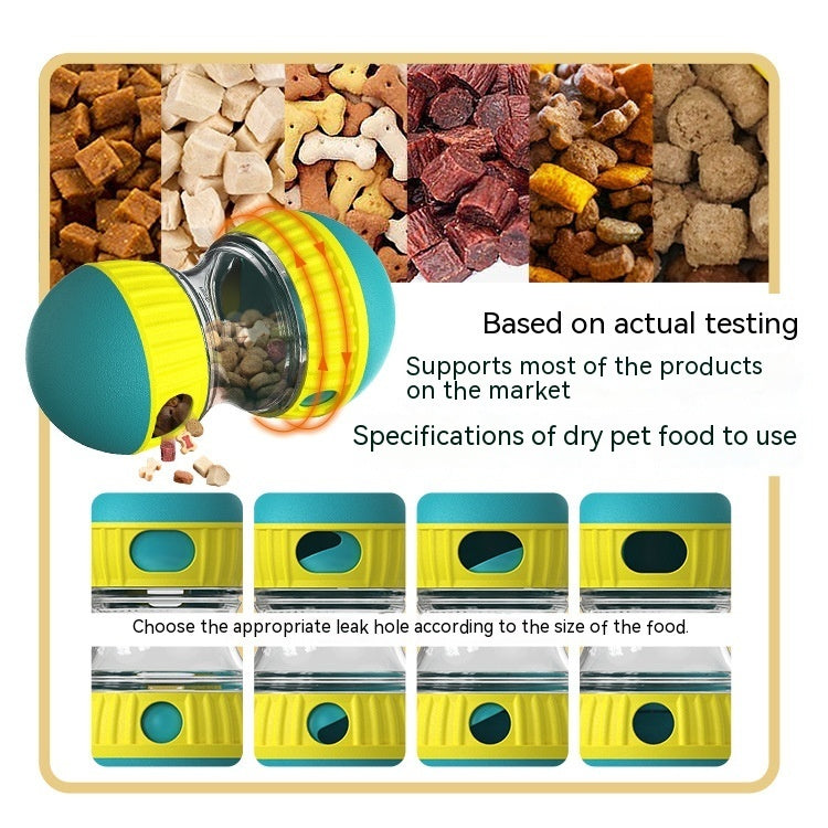 Dumbbell Treat-Dispensing Toy for Dogs