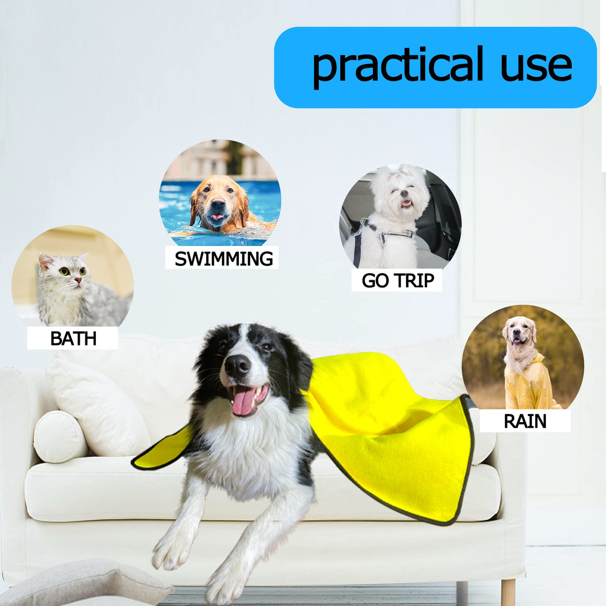 Microfiber Pet Drying Towel