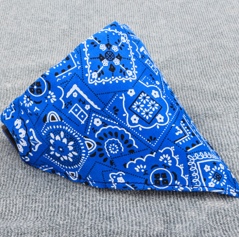 Adjustable Cotton Pet Bandana Collar